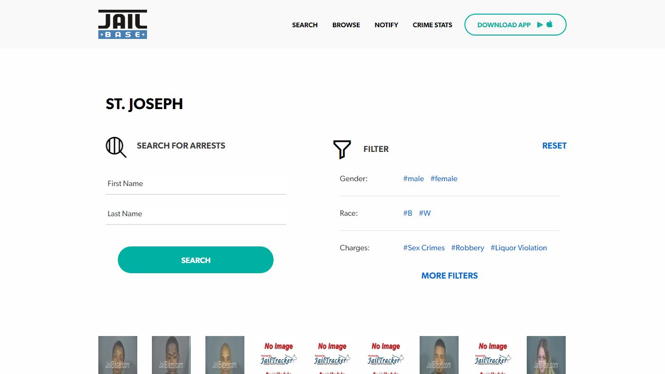St. Joseph Jail Inmate Search and Mugshots | JailBase